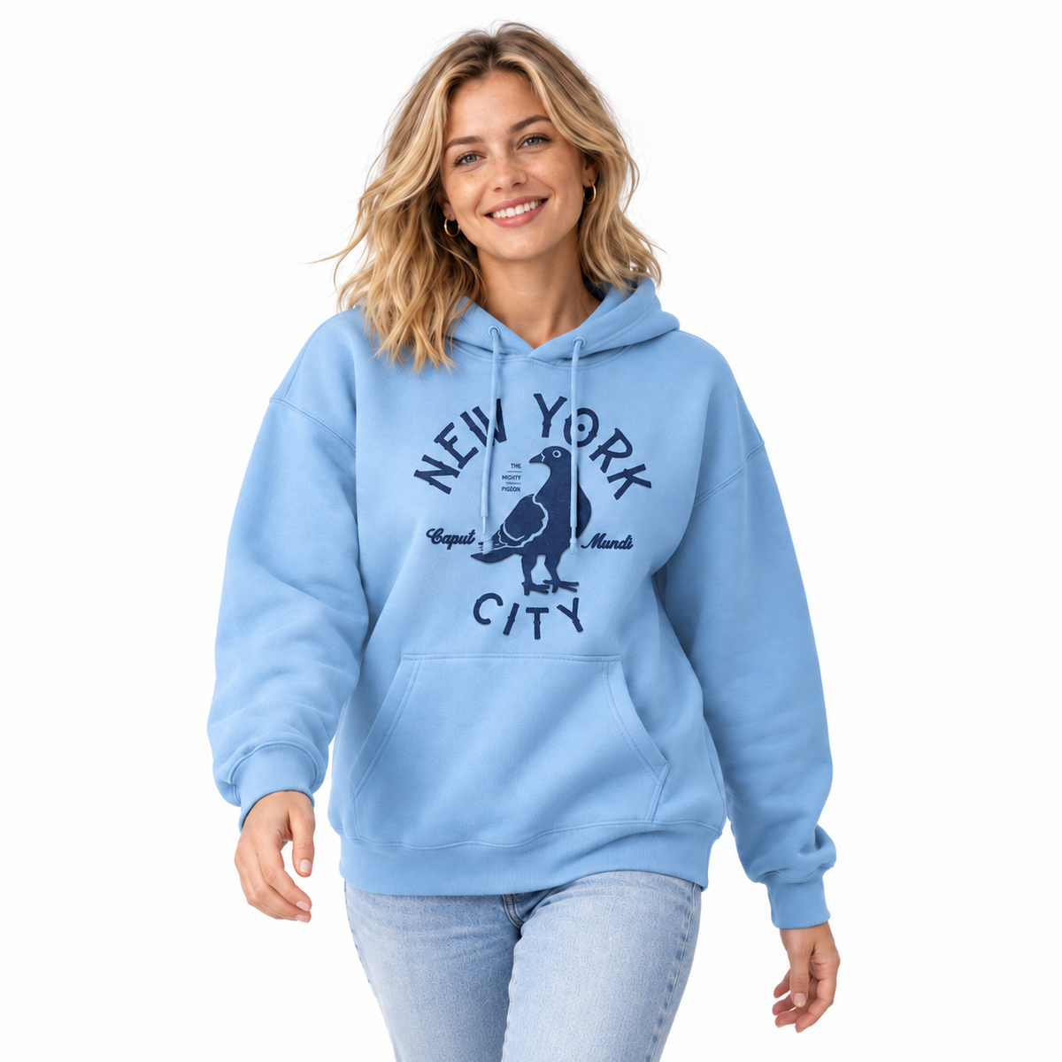 New York City The Mighty Pigeon Caput Mundi Hoodie
