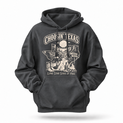 Choosin' Texas Lone Star State Of Mind Cowboy Hoodie