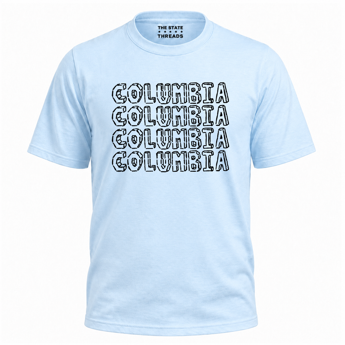 New York Columbia University Block Letter Campus Pride Shirt