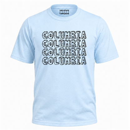 New York Columbia University Block Letter Campus Pride Shirt
