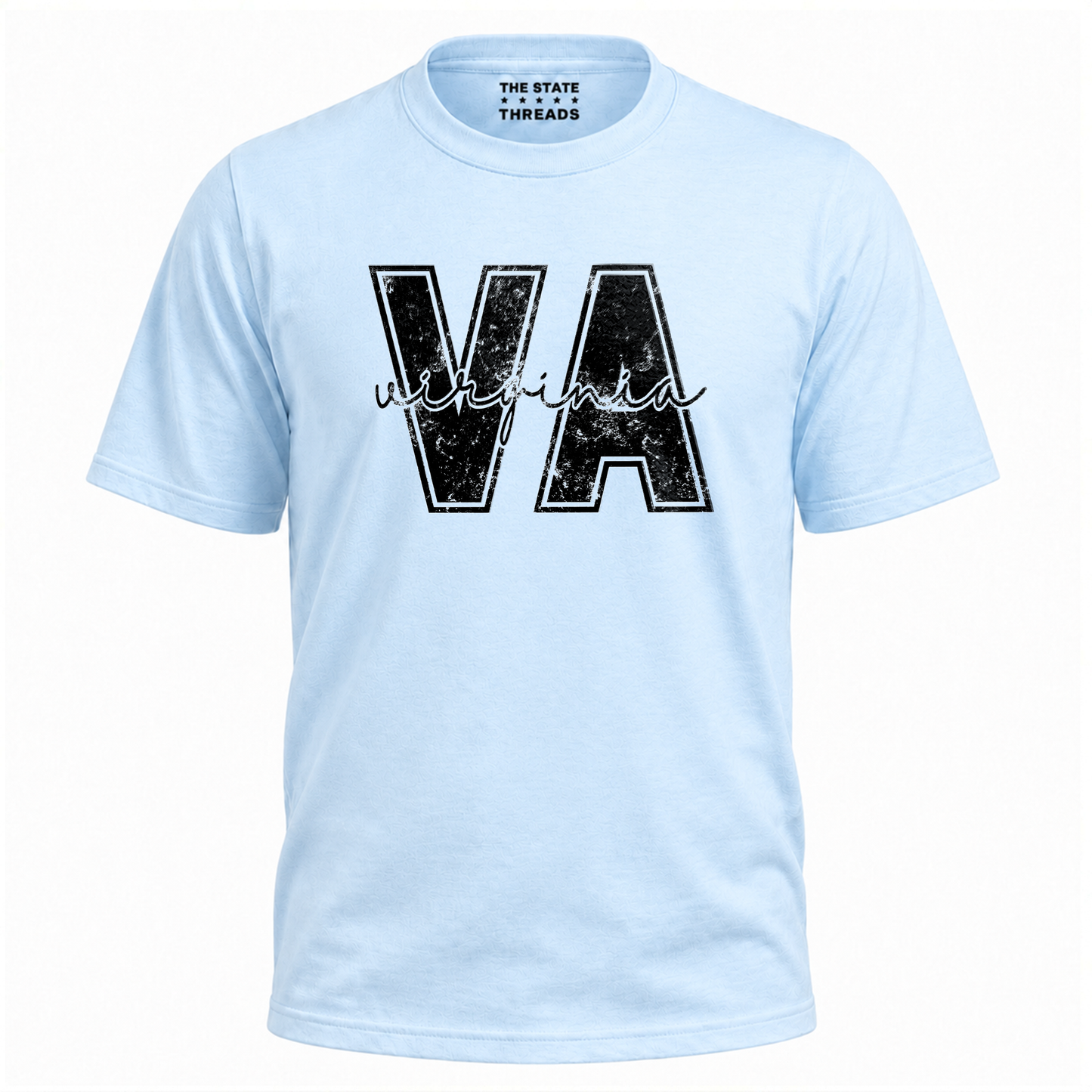 Virginia Varsity Letter Distressed State Shirt