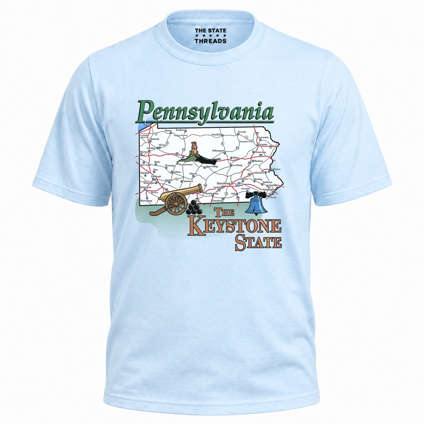 Pennsylvania Keystone State Vintage Souvenir Shirt
