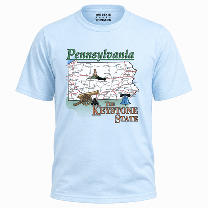 Pennsylvania Keystone State Vintage Souvenir Shirt