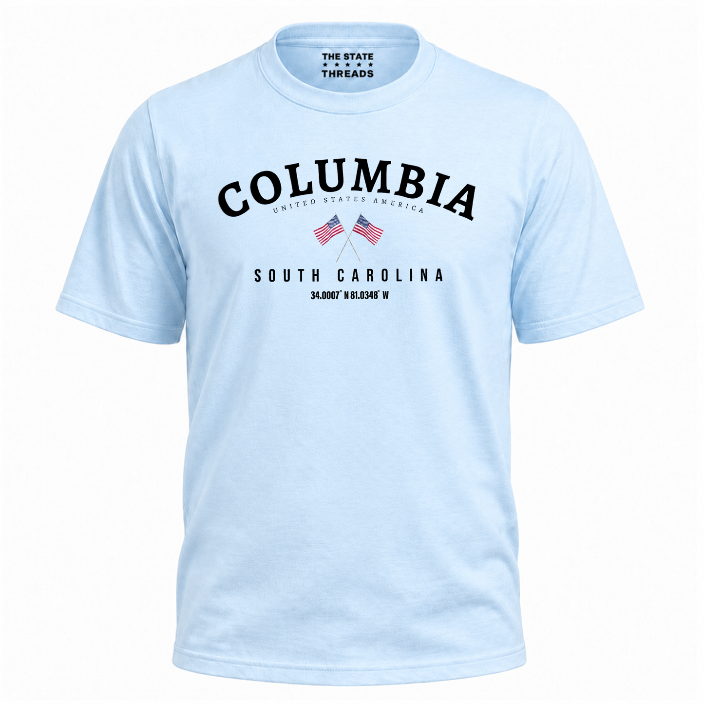 South Carolina Columbia Crossed Flags City Pride Shirt