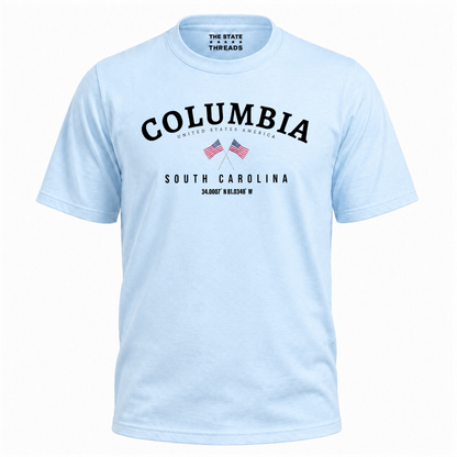 South Carolina Columbia Crossed Flags City Pride Shirt