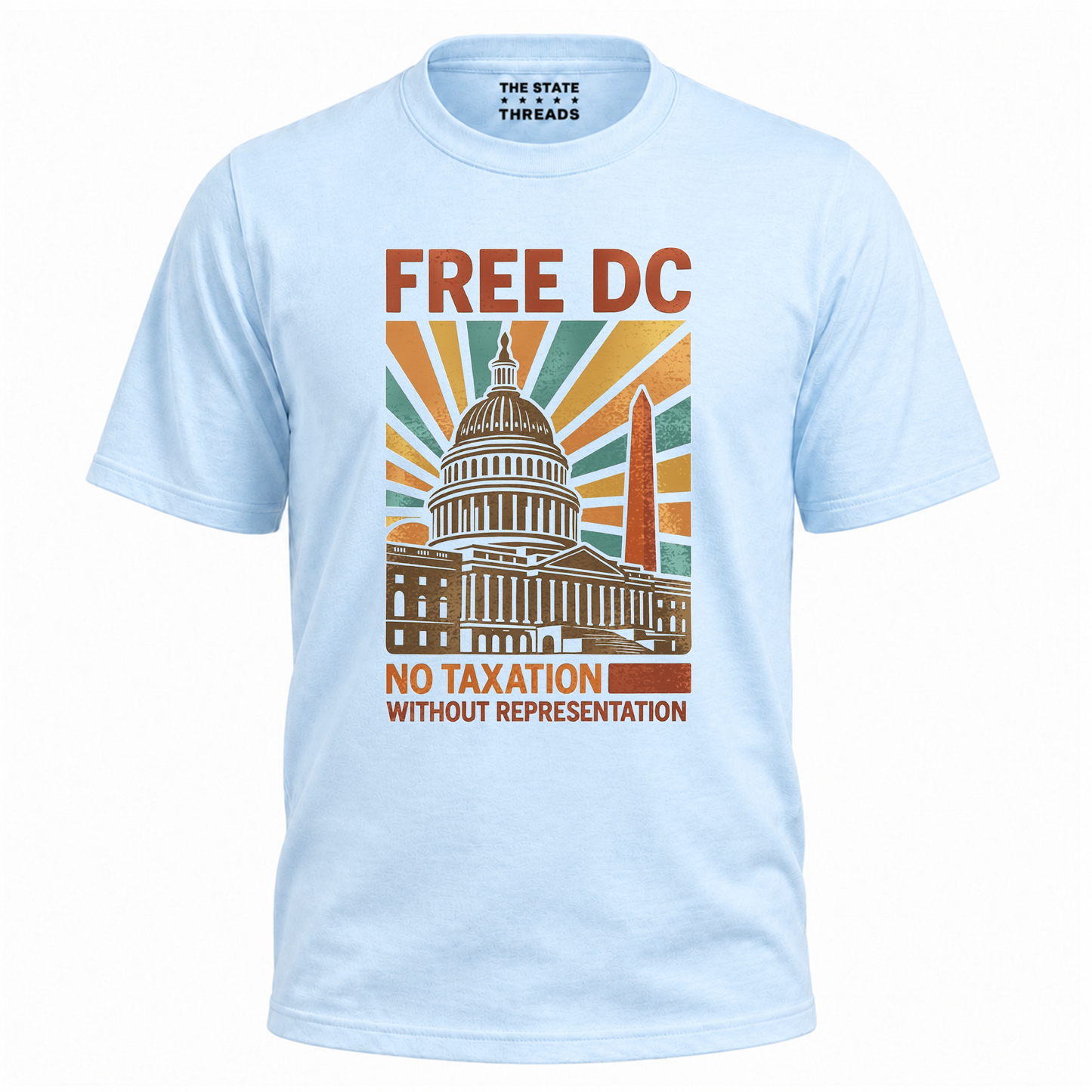 Washington DC Free DC Retro Political Shirt