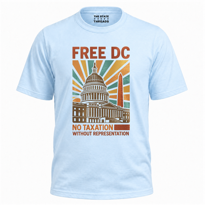 Washington DC Free DC Retro Political Shirt