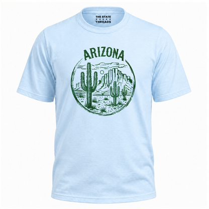 Arizona Desert Cactus Mesa Landscape Vintage Shirt