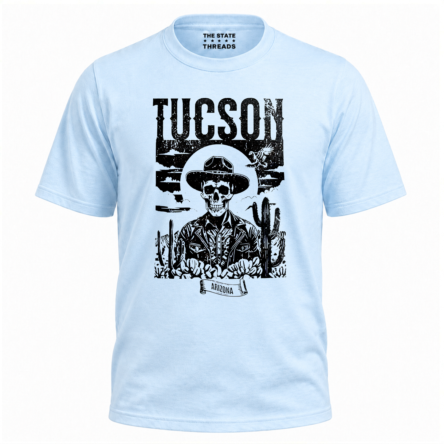 Arizona Tucson Cowboy Skull Retro Desert Western Shirt