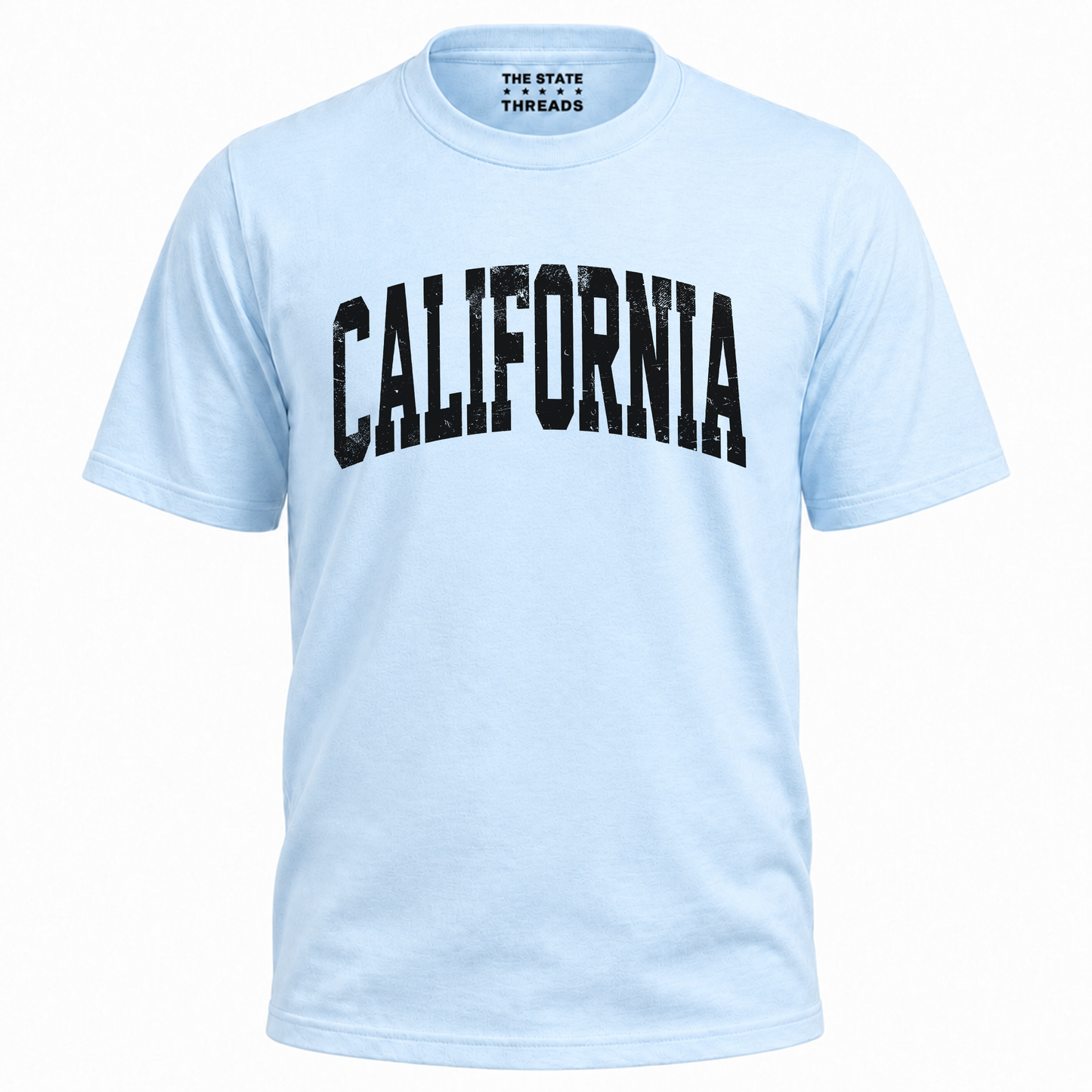 California Vintage Distressed Lettering State Pride Shirt