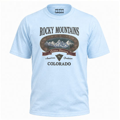 Colorado Rocky Mountains Outdoor Discovery Graphic Shirt