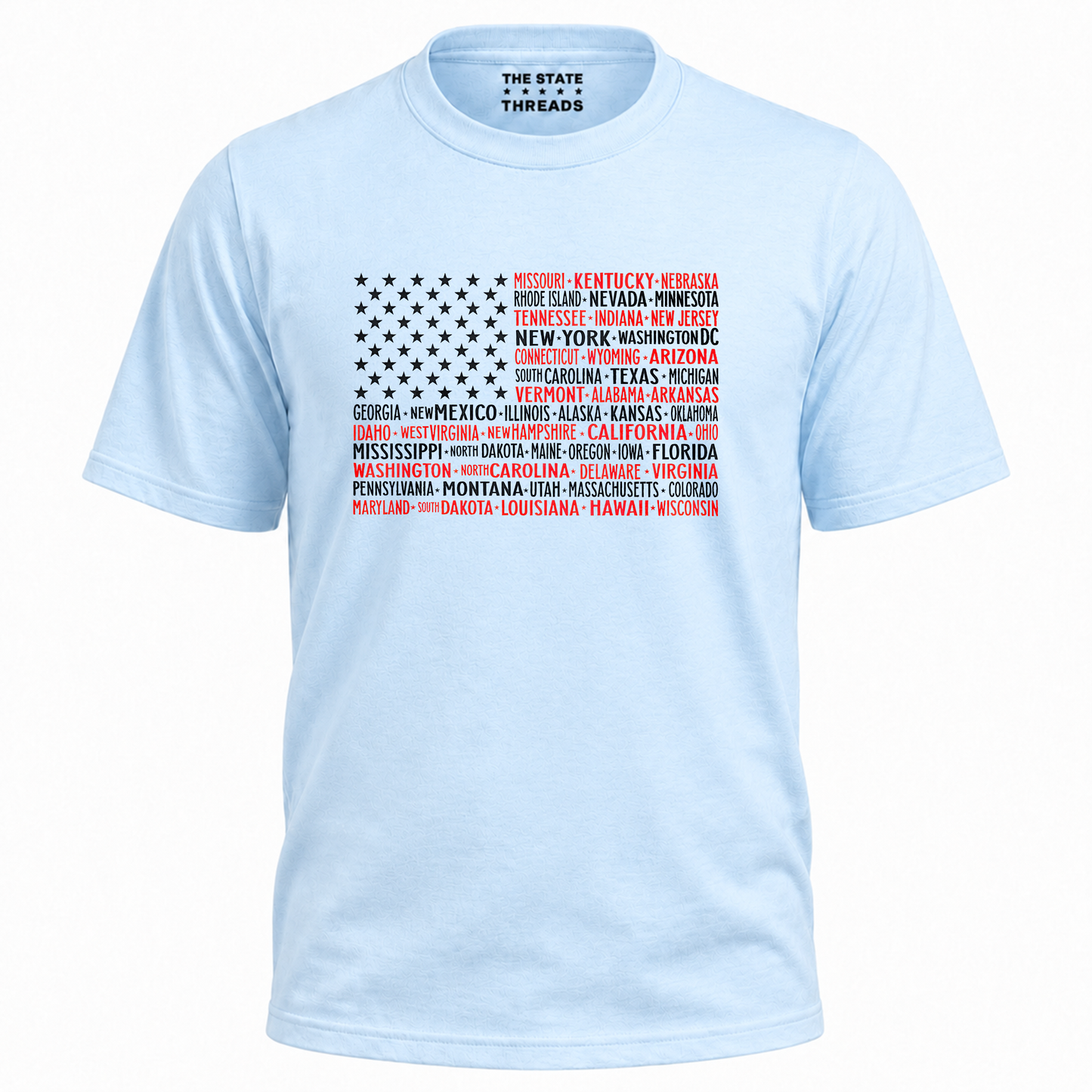 America 50 States Flag Retro Patriotic Shirt
