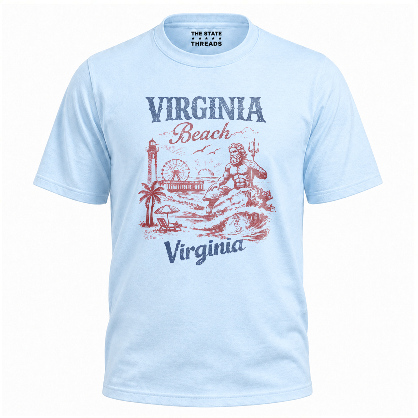 Virginia Beach Coastal Boardwalk Vintage Shirt
