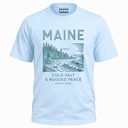 Maine Cold Salt Rugged Peace Vintage Shirt