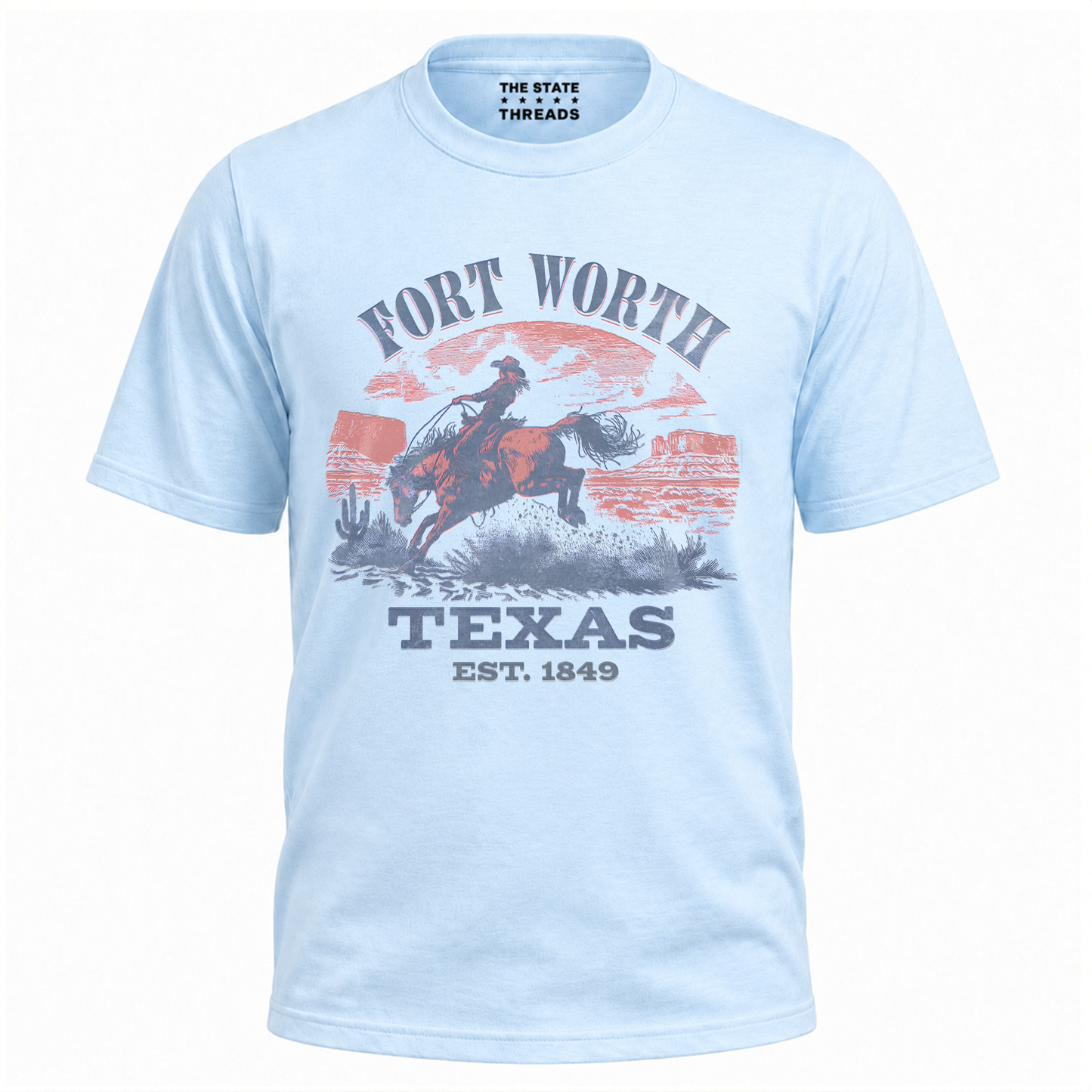 Fort Worth Texas Vintage Cowboy Rodeo Shirt