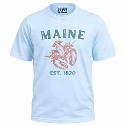 Maine Lobster Est 1820 Coastal Heritage Shirt