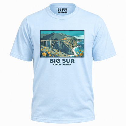 California Big Sur Coastal Bridge Nature Adventure Shirt