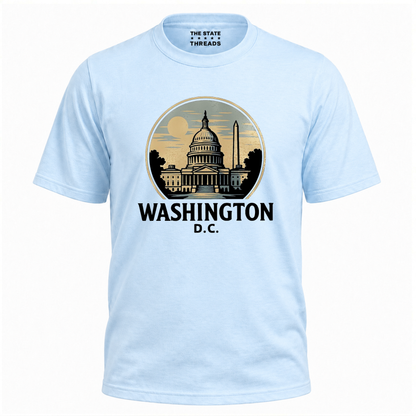 Washington DC Retro Capitol Building Monument Shirt