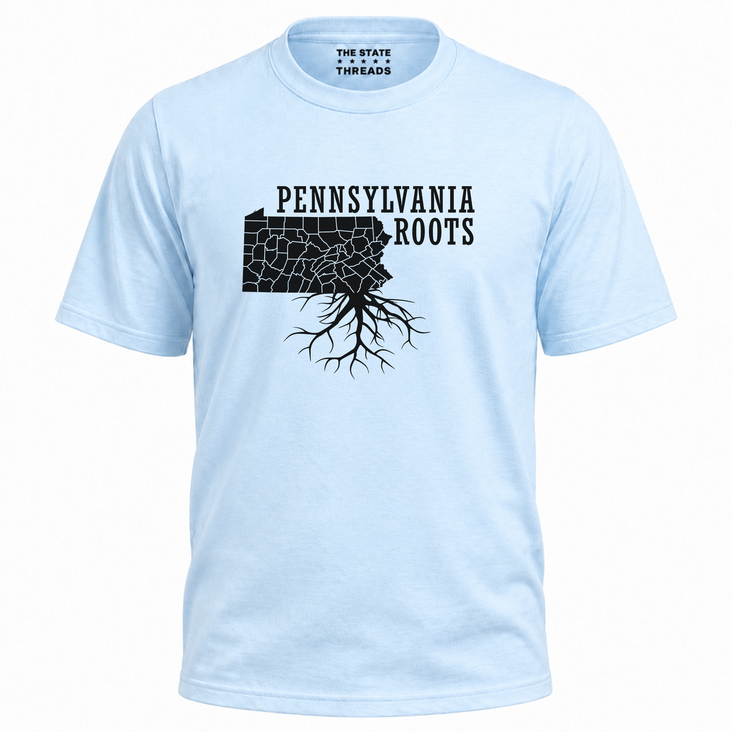 Pennsylvania Roots State Heritage Distressed Map Shirt