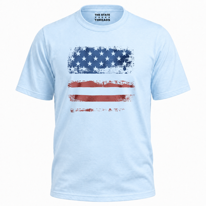 America Grunge USA Flag Distressed Patriotic Shirt