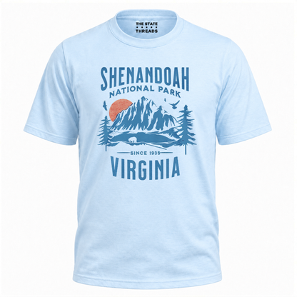 Shenandoah National Park Virginia Retro Hiking Shirt