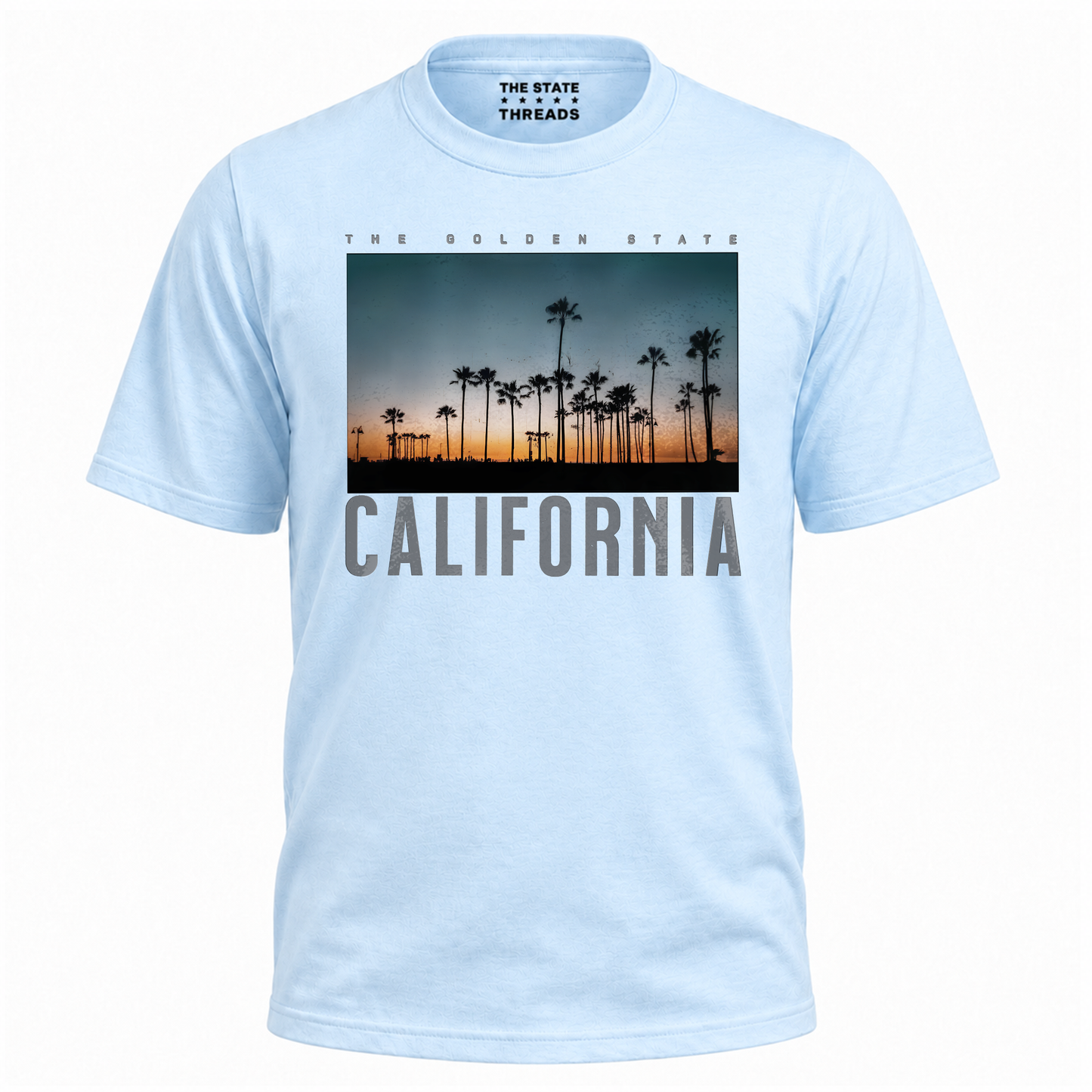California Sunset Palm Trees Retro Streetwear Shirt