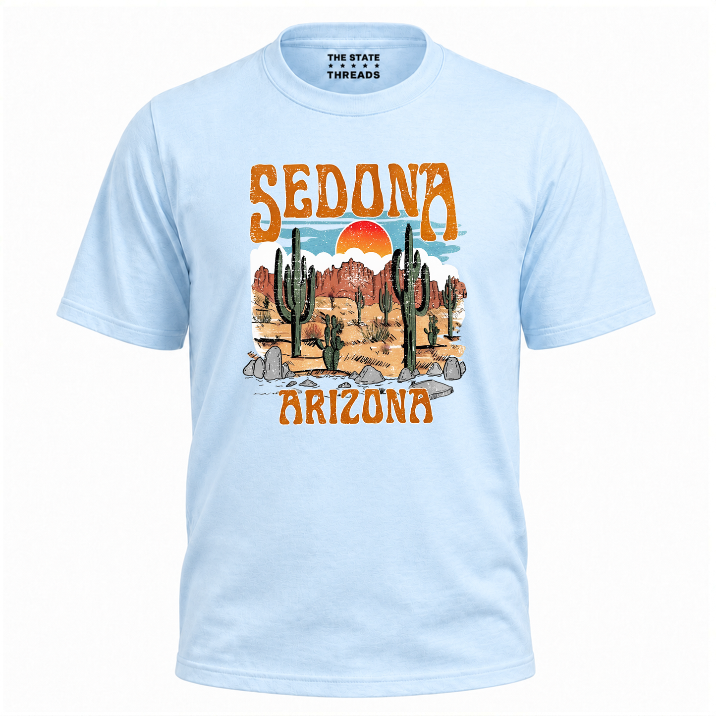 Arizona Sedona Desert Retro Sunset Cactus Pride Shirt