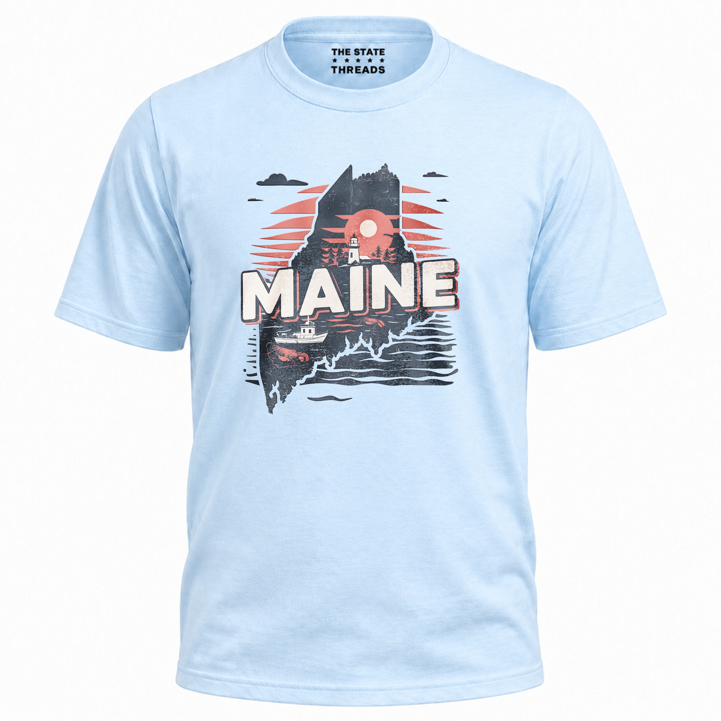 Maine Coastal Lighthouse State Pride Shirt