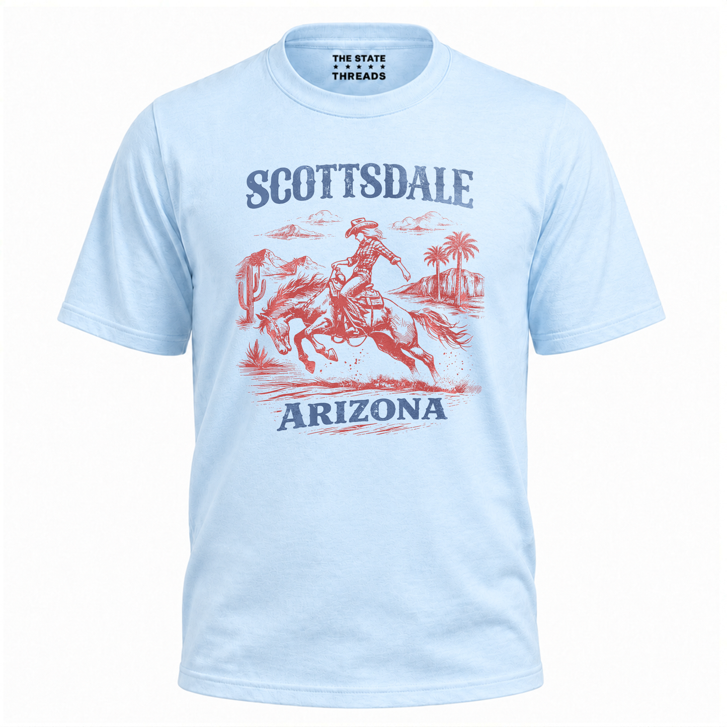 Arizona Scottsdale Cowboy Rodeo Retro Western Shirt