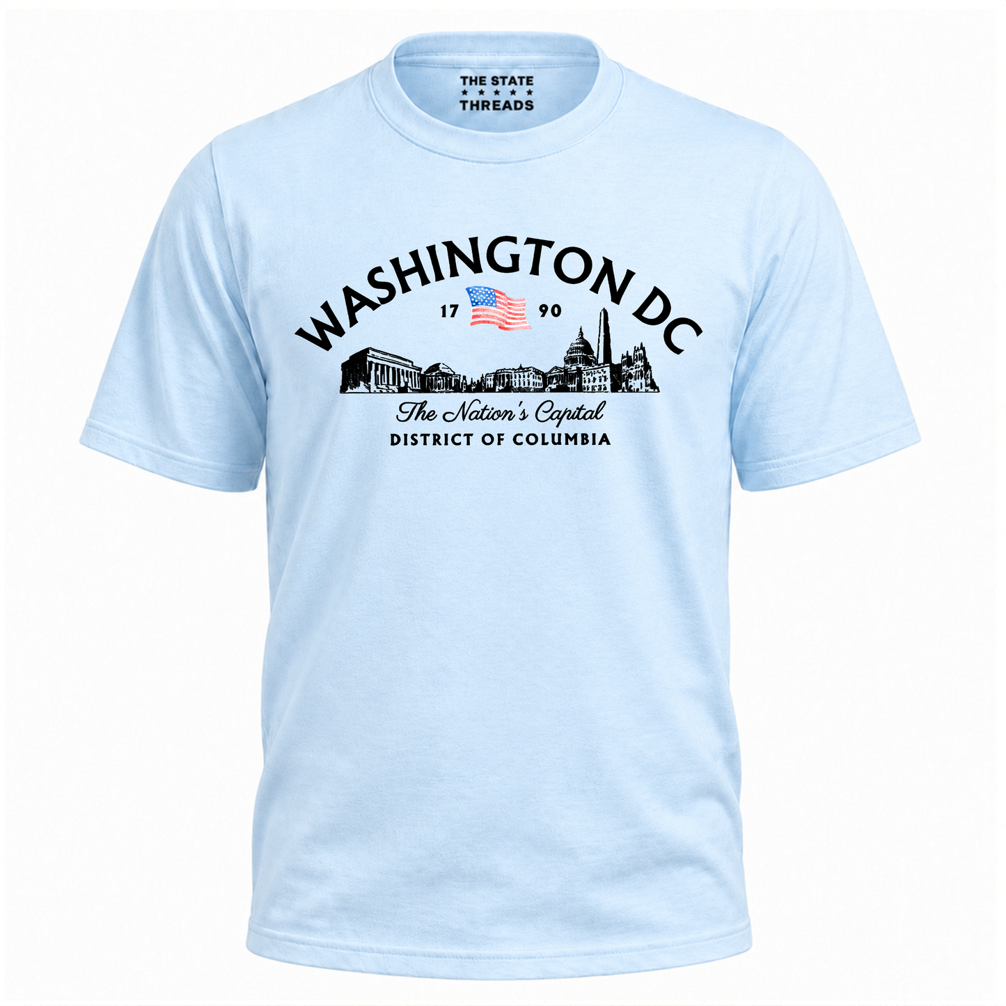Washington DC Skyline American Flag Heritage Shirt