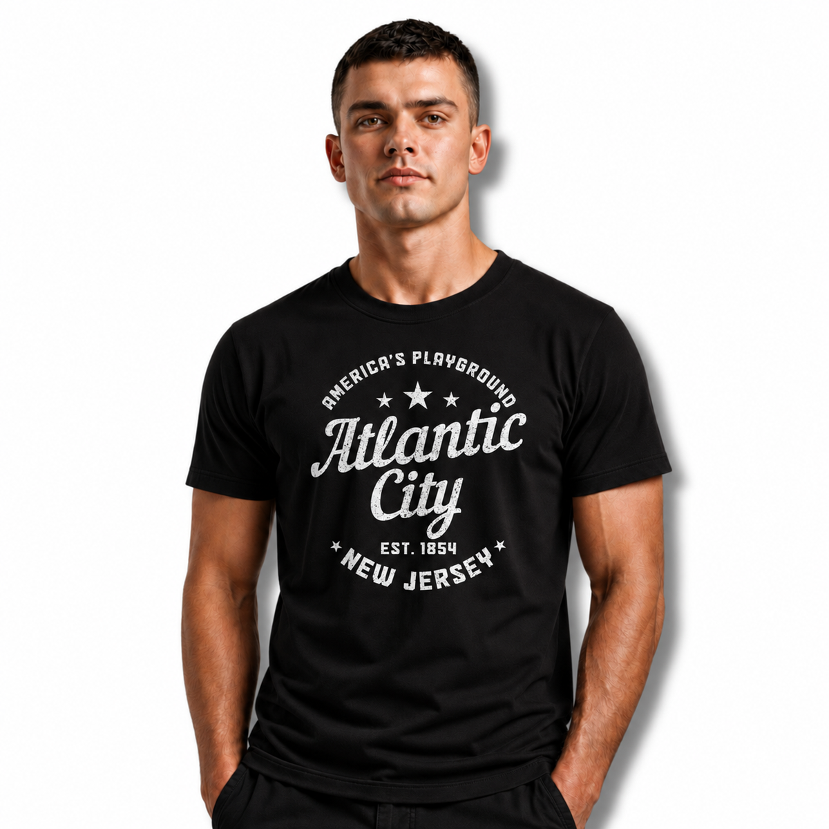 Atlantic City New Jersey America's Playground Vintage Shirt