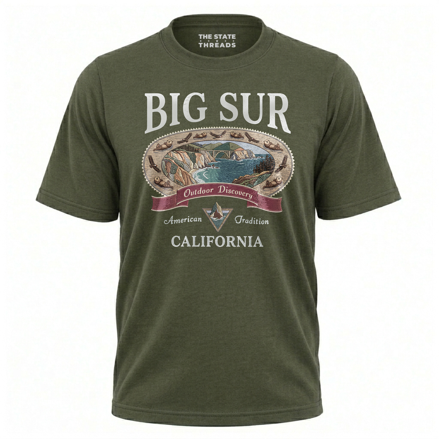 California Big Sur Outdoor Discovery Coast Bridge Shirt