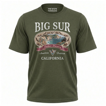 California Big Sur Outdoor Discovery Coast Bridge Shirt