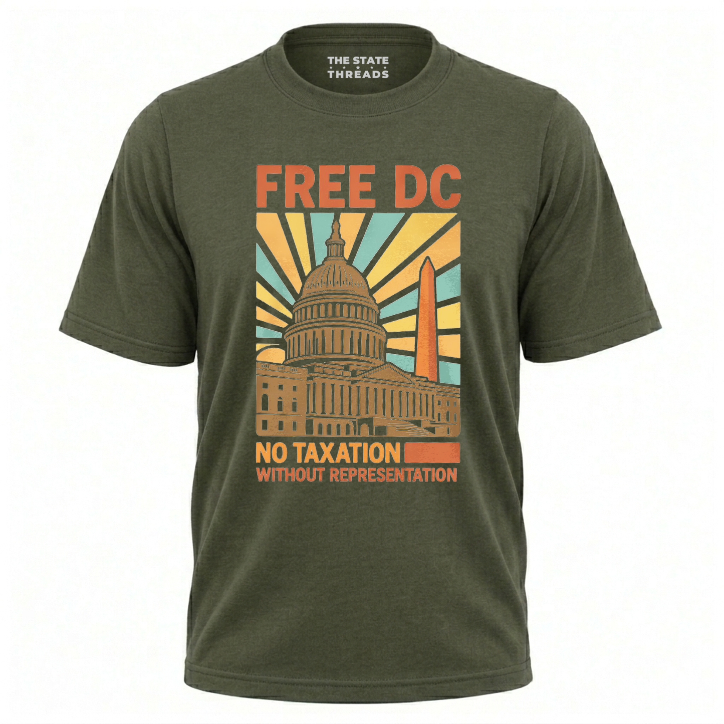 Washington DC Free DC Retro Political Shirt