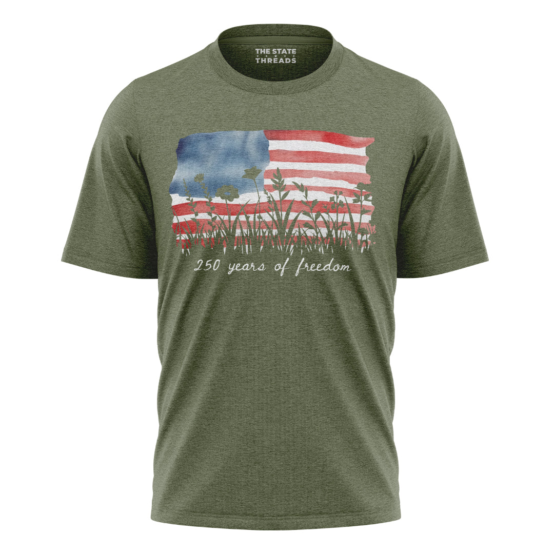 Floral USA Freedom 250 Shirt