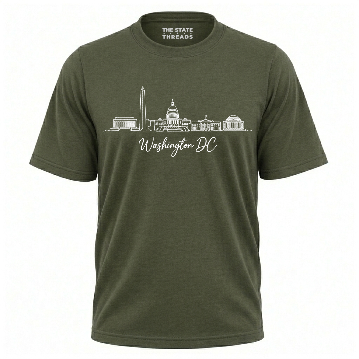 Washington DC Skyline Line Art Shirt