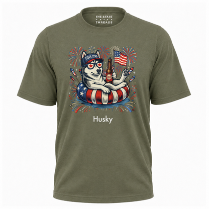 America 250 Patriotic Dogs July 4th Shirt