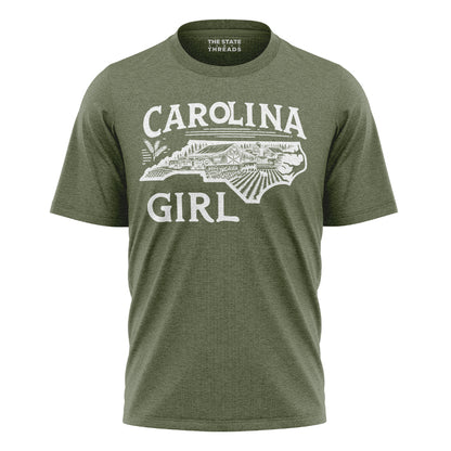 Carolina Girl North Carolina Farm Country Western Shirt