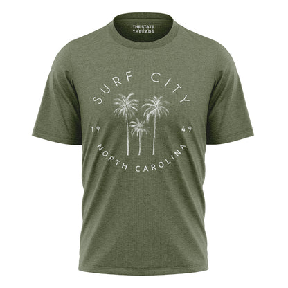 Surf City North Carolina Beach Palm Trees Shirt