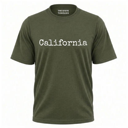 California Minimalist Retro State Pride Shirt