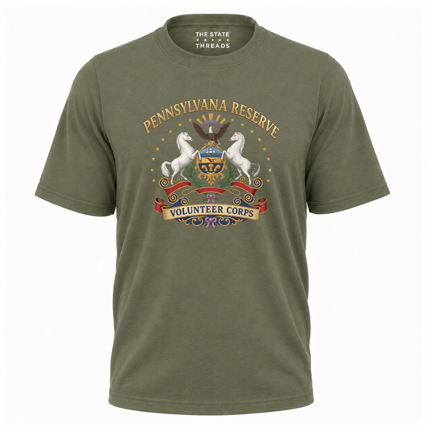 Pennsylvania Reserve Volunteer Corps State Crest Shirt