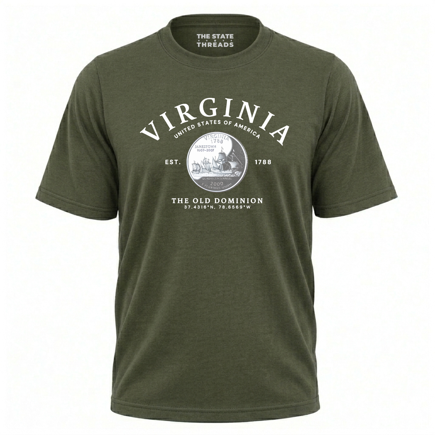 Virginia State Quarter Old Dominion Pride Shirt