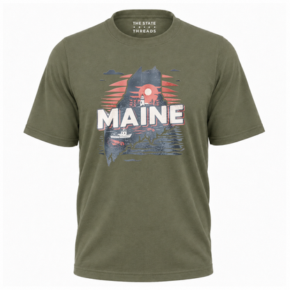 Maine Coastal Lighthouse State Pride Shirt