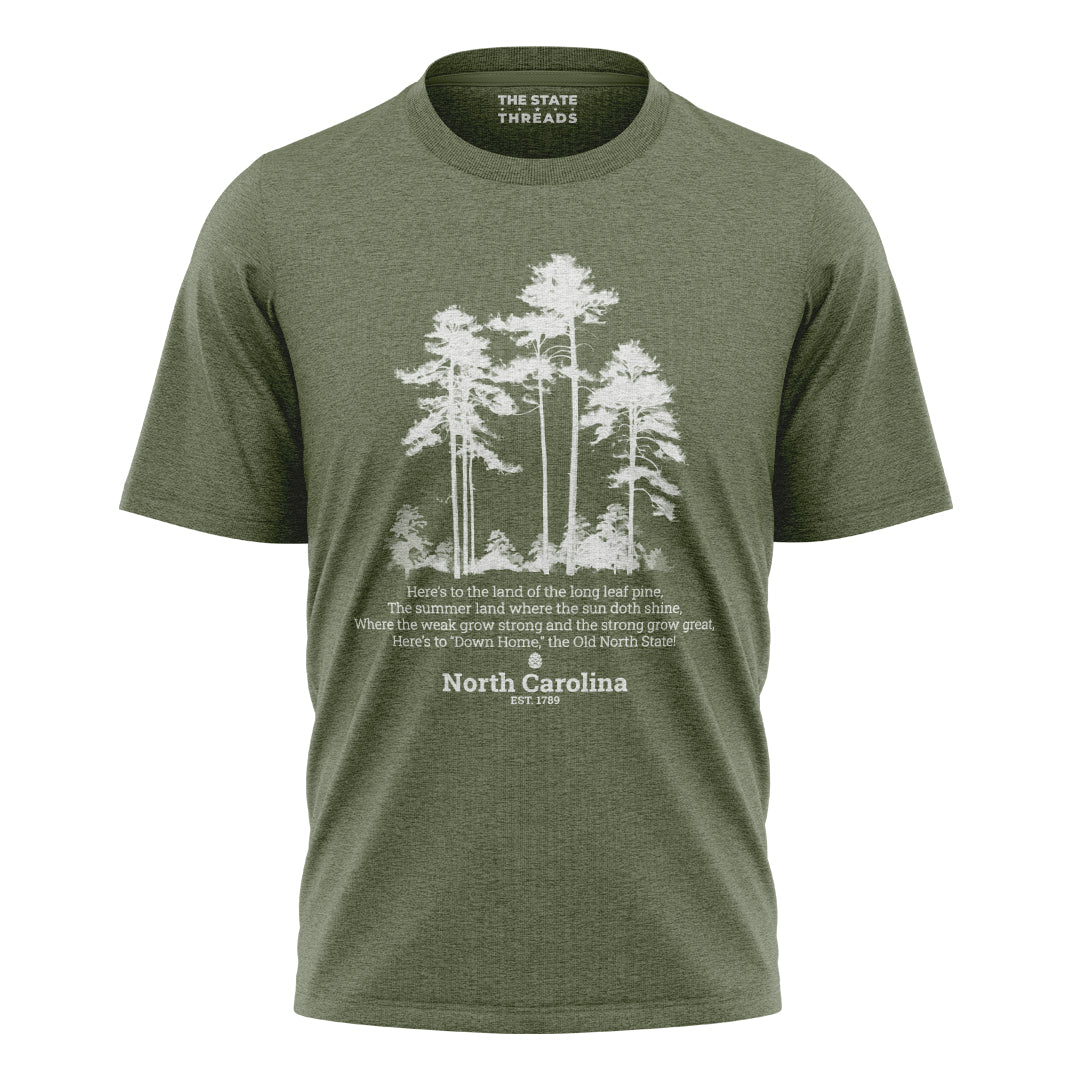 North Carolina Long Leaf Pine Old North State Shirt