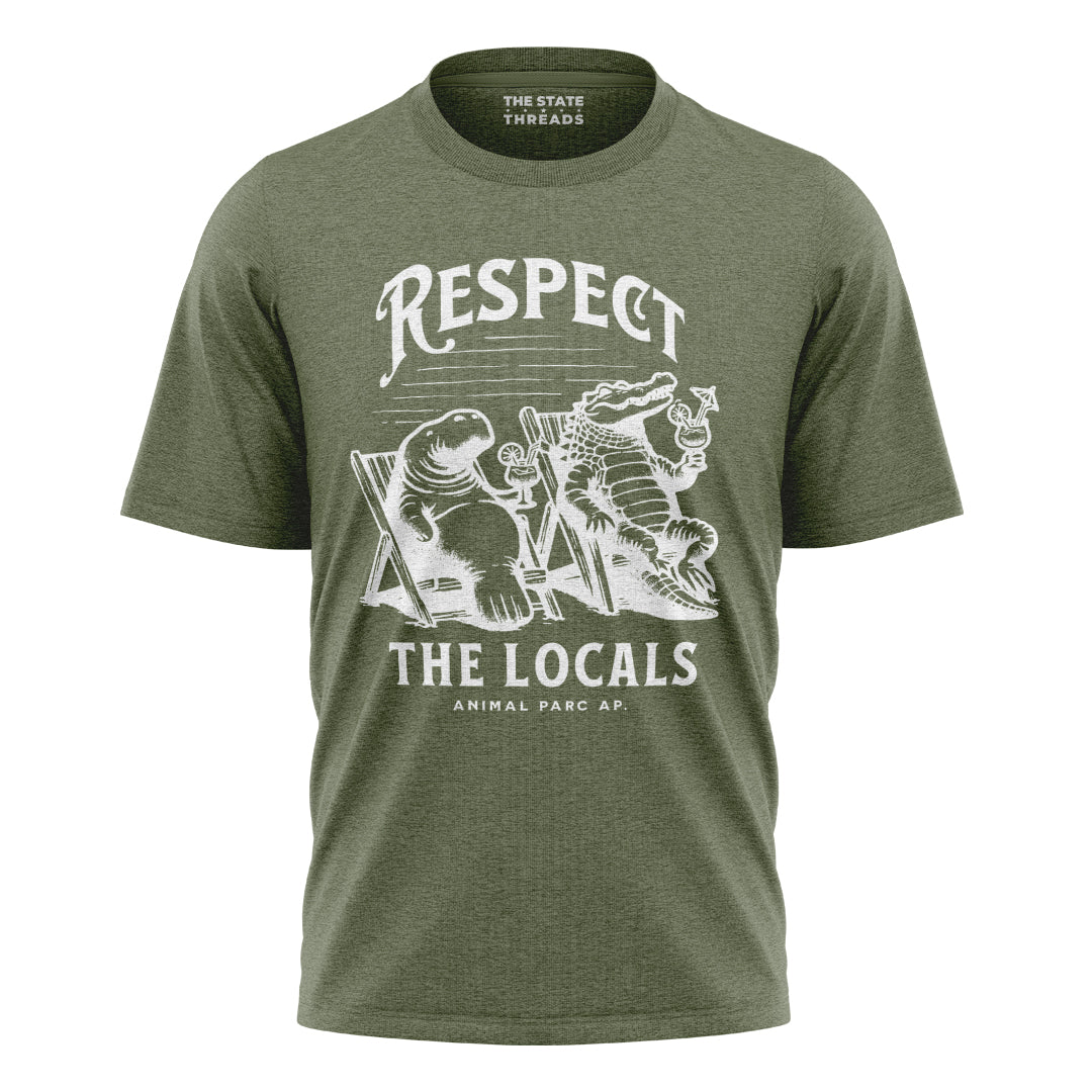 Florida Everglades Respect The Locals Wildlife Shirt