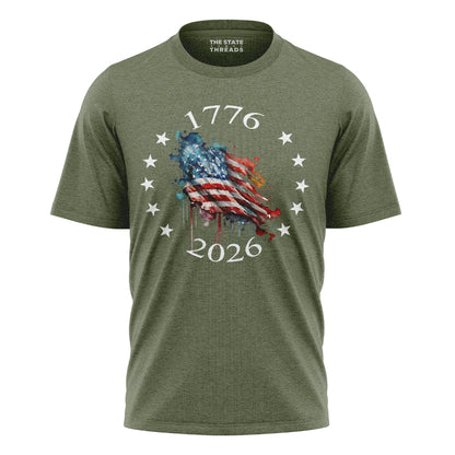 USA Flag 250 Anniversary Shirt