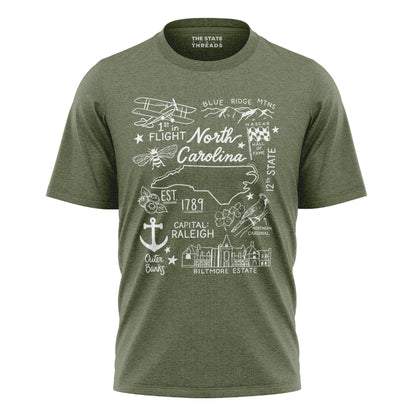 North Carolina Illustrated State Shirt