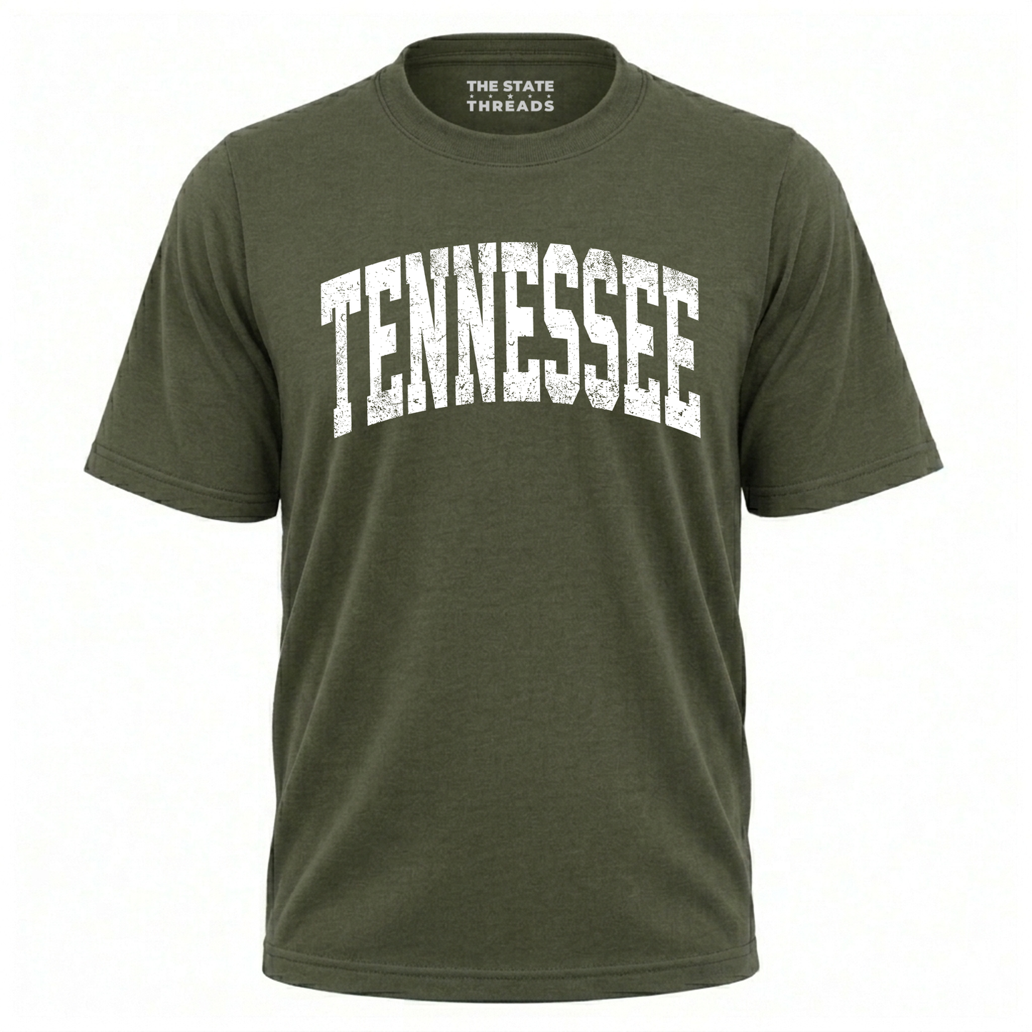 Tennessee Volunteer State Retro Graphic Casual Varsity Shirt