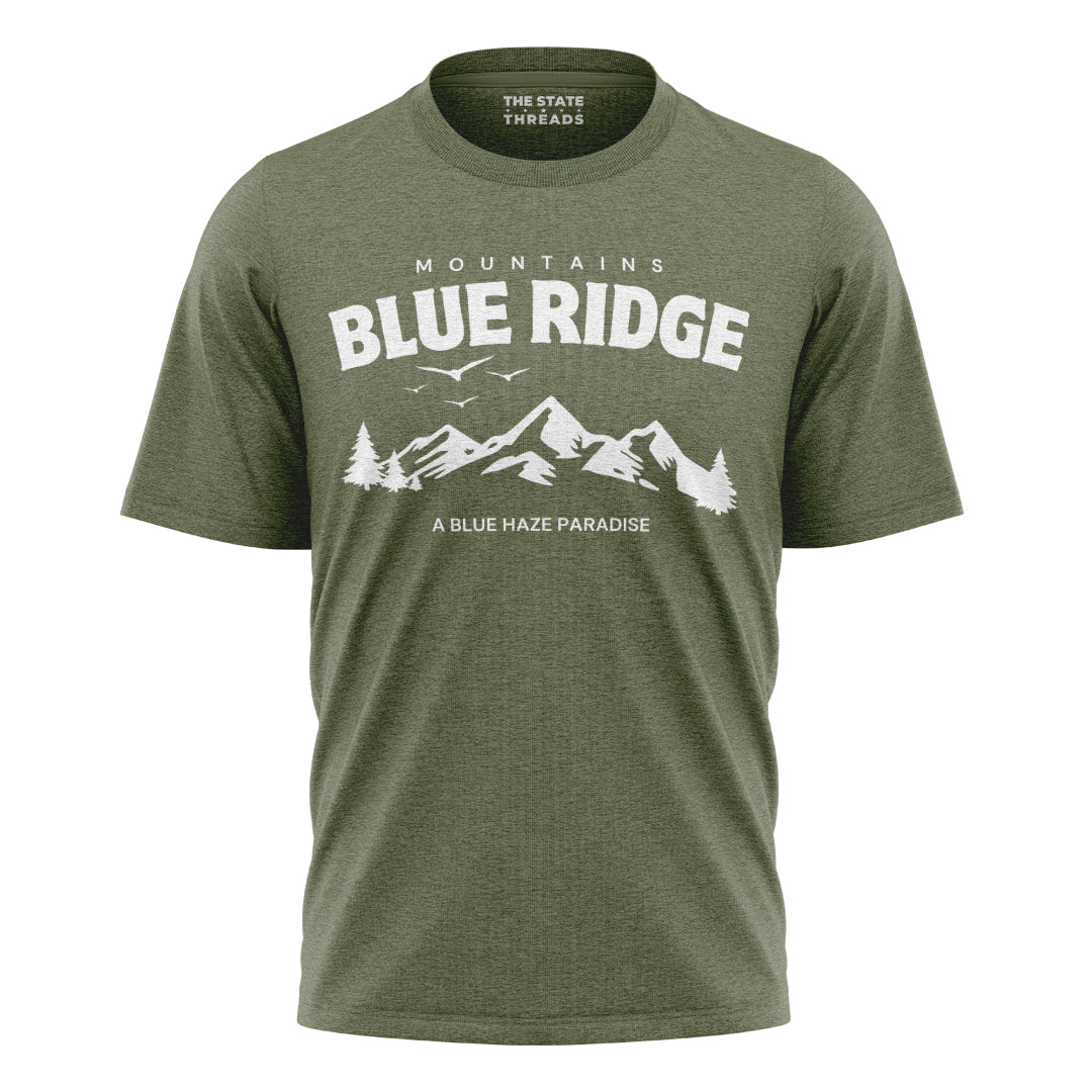 Blue Ridge Georgia Mountains Blue Haze Paradise Shirt