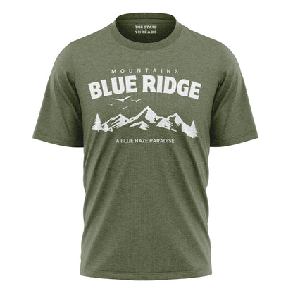 Blue Ridge Georgia Mountains Blue Haze Paradise Shirt